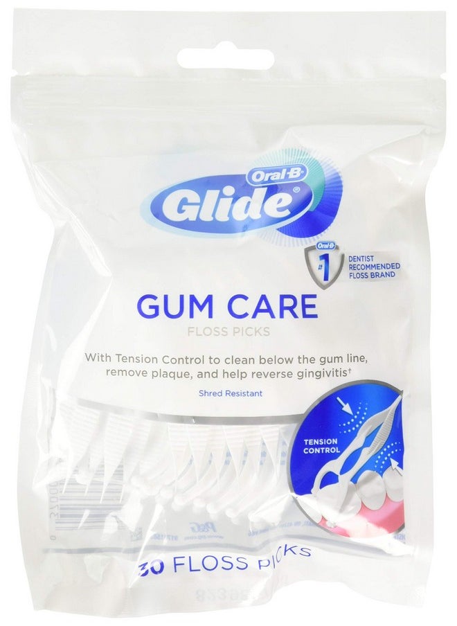 Glide Pro-Health Advanced Floss Picks 30 Ea,30 Count (Pack of 2)