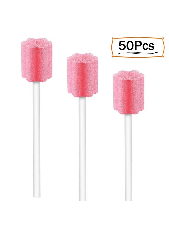 250 Count Unflavored Disposable Oral Swabs, Tooth Shape for Oral Cavity Cleaning Sponge Swab Individually Wrapped - 5 Colors