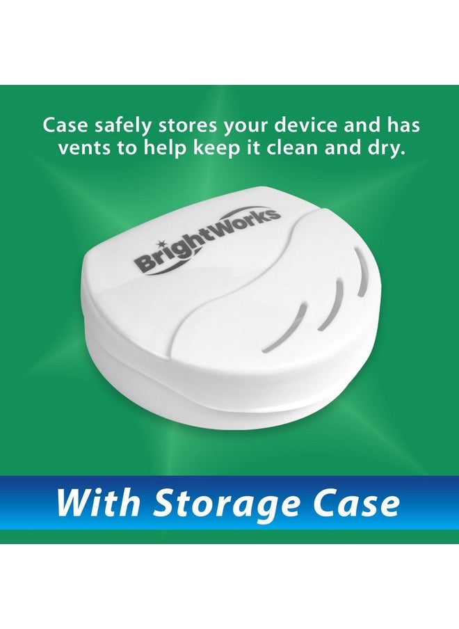 BrightWorks Aligner Brush and Case - Safely and Effectively Cleans and Stores Aligners