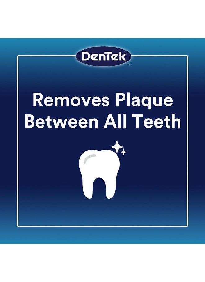 DenTek Complete Clean Easy Reach Floss Picks, No Break & No Shred Floss, 75 Count (Package May Vary)