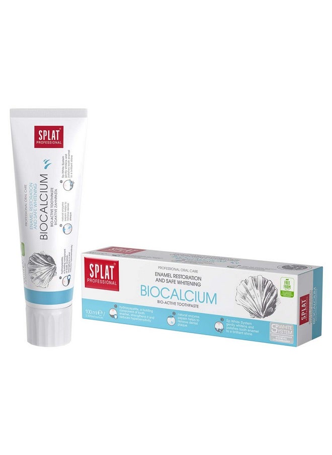 Splat Professional Series Multiple Action Toothpaste With Bioactive Calcium Enamel Restoration Tooth Sensitivity Reduction