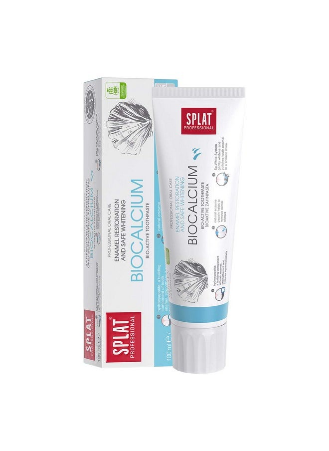 Splat Professional Series Multiple Action Toothpaste With Bioactive Calcium Enamel Restoration Tooth Sensitivity Reduction