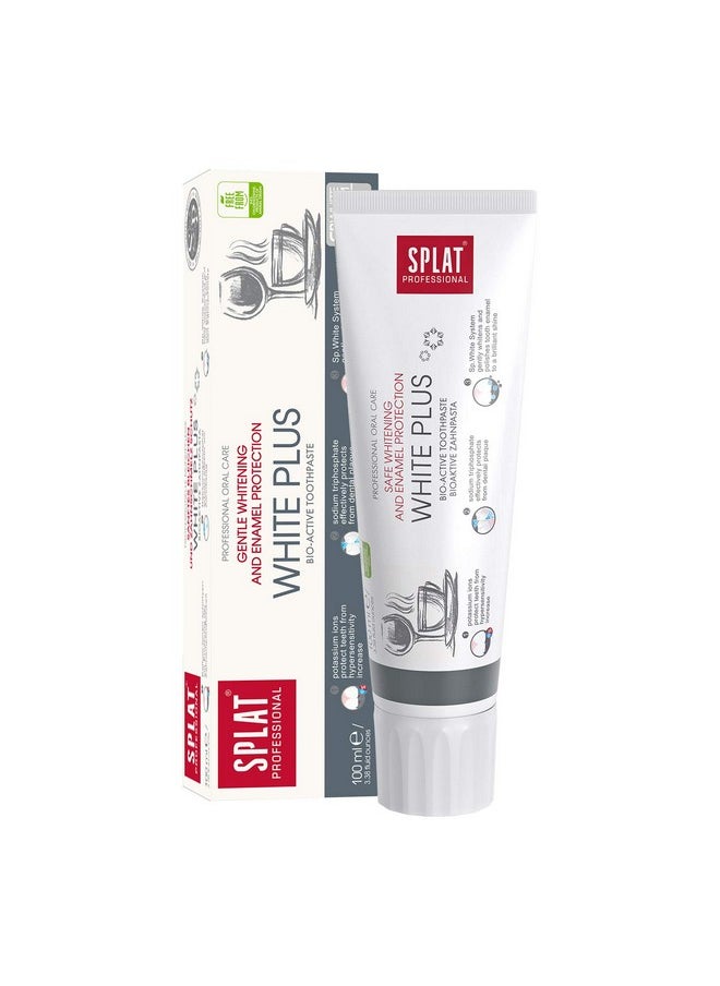 Splat Toothpaste 100ML White Plus, Polishes Enamel, Removes Stains & Ensures Long-term Cleansing
