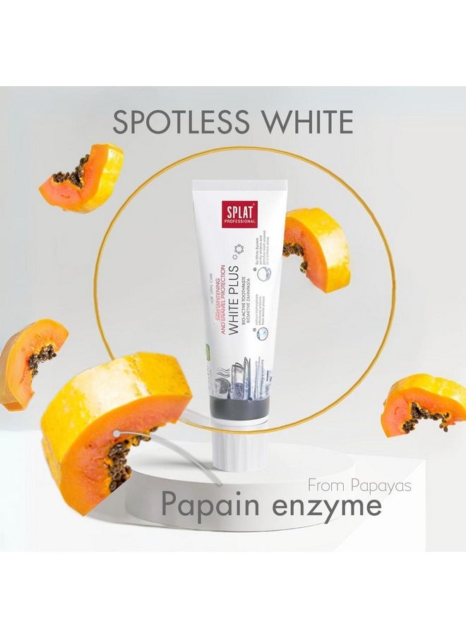 Splat Toothpaste 100ML White Plus, Polishes Enamel, Removes Stains & Ensures Long-term Cleansing