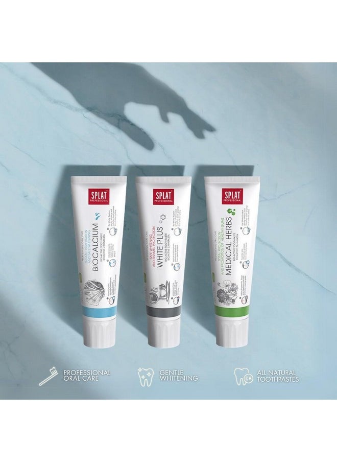 Splat Toothpaste 100ML White Plus, Polishes Enamel, Removes Stains & Ensures Long-term Cleansing
