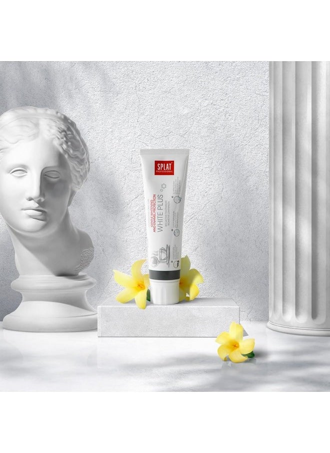 Splat Toothpaste 100ML White Plus, Polishes Enamel, Removes Stains & Ensures Long-term Cleansing