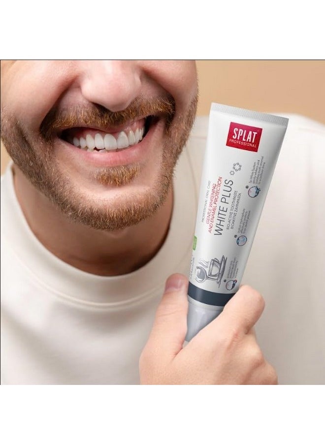Splat Toothpaste 100ML White Plus, Polishes Enamel, Removes Stains & Ensures Long-term Cleansing