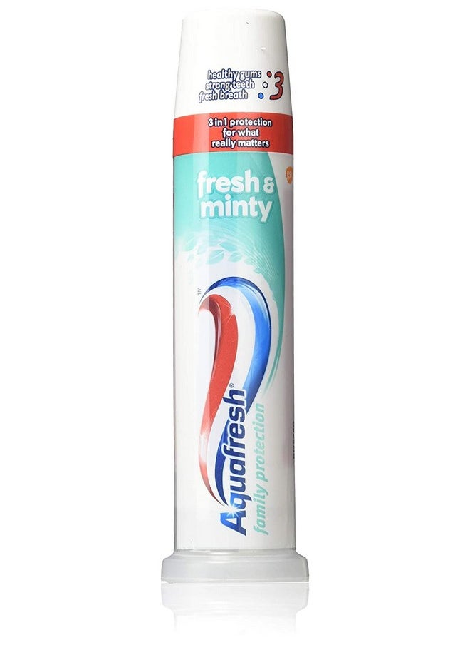 Aquafresh Whitening Toothpaste Pump - 100Ml - Pack Of 3