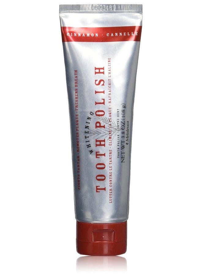 Melaleuca Whitening Tooth Polish Paste Without Fluoride 3.8oz - Cinnamon