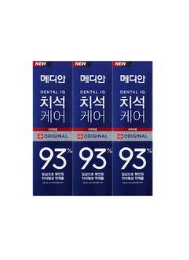 Median Advanced Dental IQ Toothpaste 93% Original 120gx3bottle/(4.2ozx3bottle)