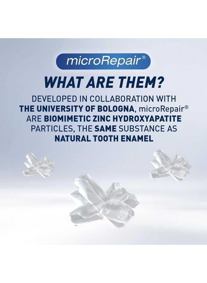 Biorepair Pro White Daily Toothpaste - 2.54 Fluid Ounces (75ml) Tubes (Pack of 2) [ Italian Import ]