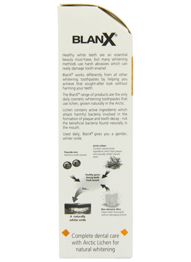 BlanX Non Abrasive Stain Removal Toothpaste 75 Ml