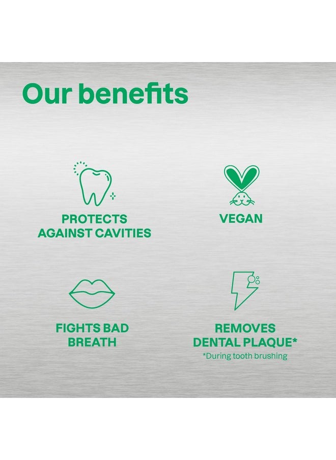 ATTITUDE Toothpaste with Fluoride, Prevents Tooth Decay and Cavities, Vegan, Cruelty-Free and Sugar-Free, Mango, 4.2 Oz