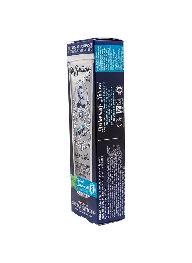 Dr Sheffield's, Toothpaste Natural Peppermint, 5 Ounce
