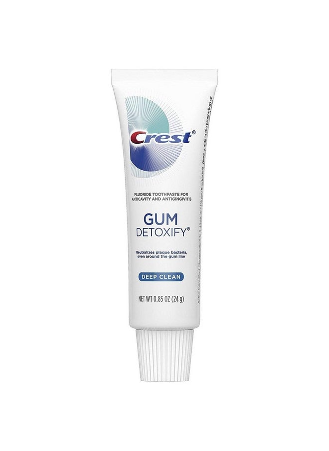 Crest Gum Detoxify Toothpaste, Deep Clean, Travel Size, 0.85 Ounce (Pack of 36)