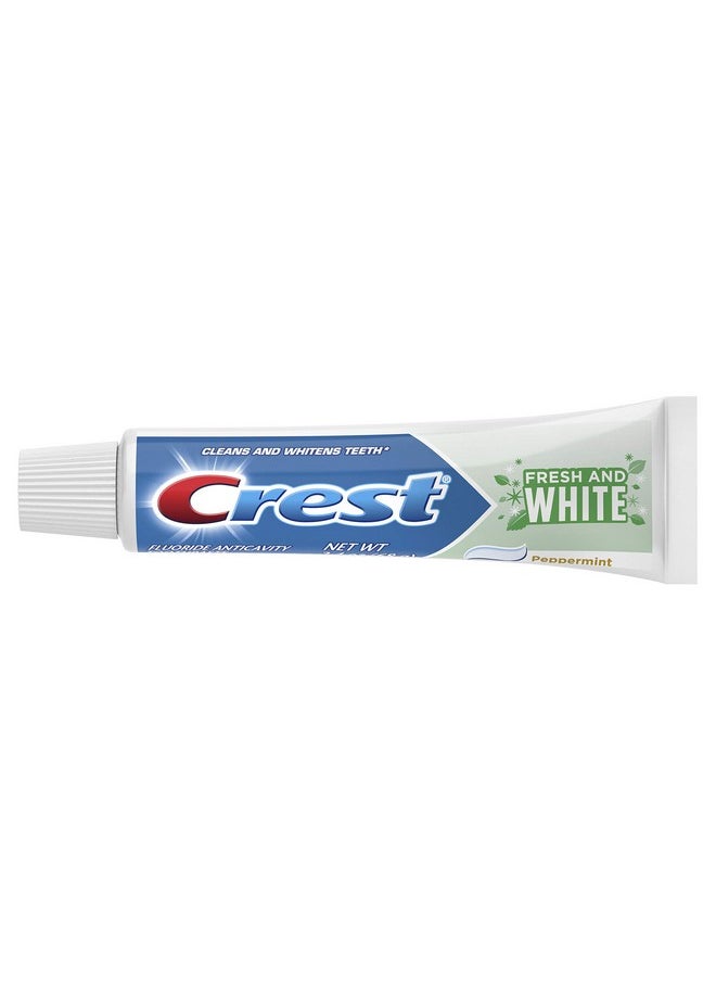 Crest Fresh & White Toothpaste, Peppermint Gleem Paste, 2.4 oz