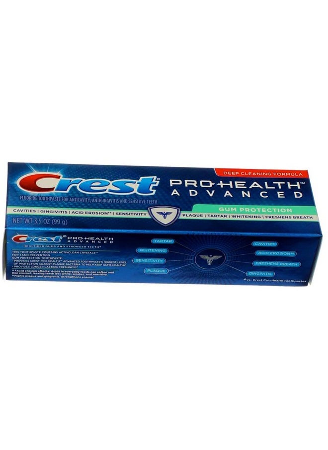 Crest Pro-Health Advanced Fluoride Toothpaste Gum Protection - 3.5 oz, Pack of 3