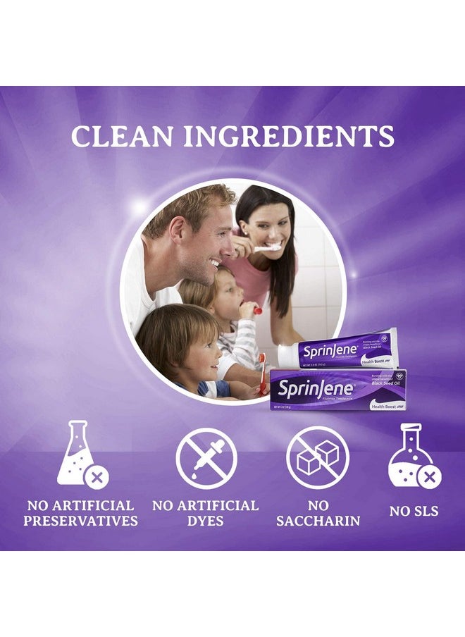 SprinJene Original Health Boost Toothpaste | Cavity Protection Fluoride Toothpaste for Healthy Teeth | 2 Pack