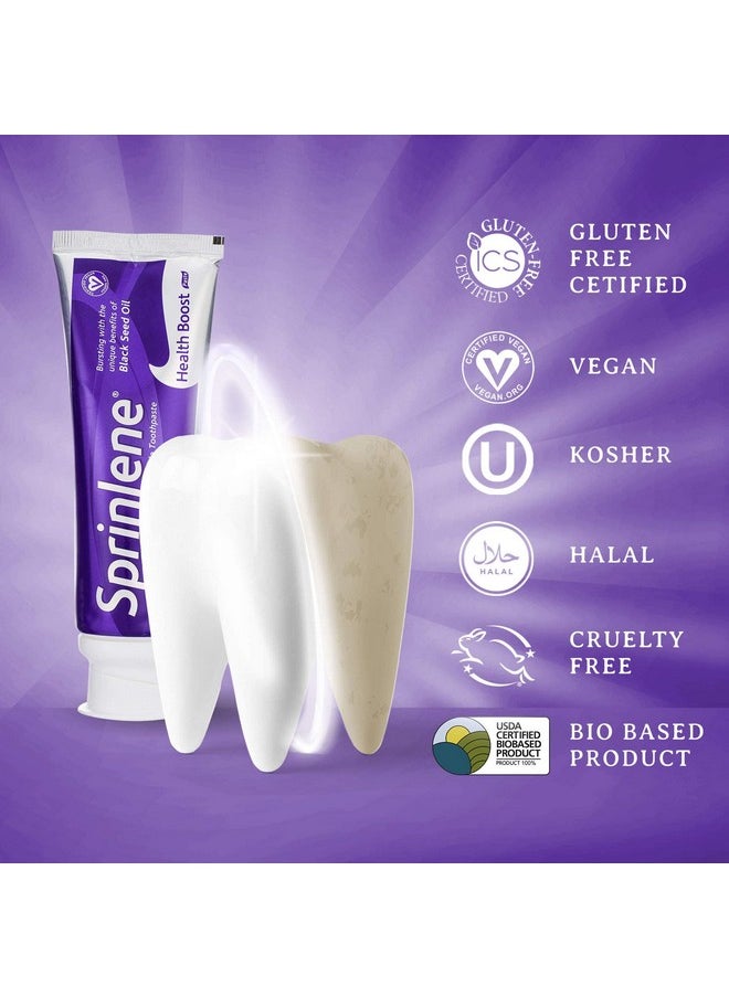 SprinJene Original Health Boost Toothpaste | Cavity Protection Fluoride Toothpaste for Healthy Teeth | 2 Pack