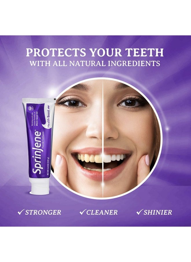 SprinJene Original Health Boost Toothpaste | Cavity Protection Fluoride Toothpaste for Healthy Teeth | 2 Pack