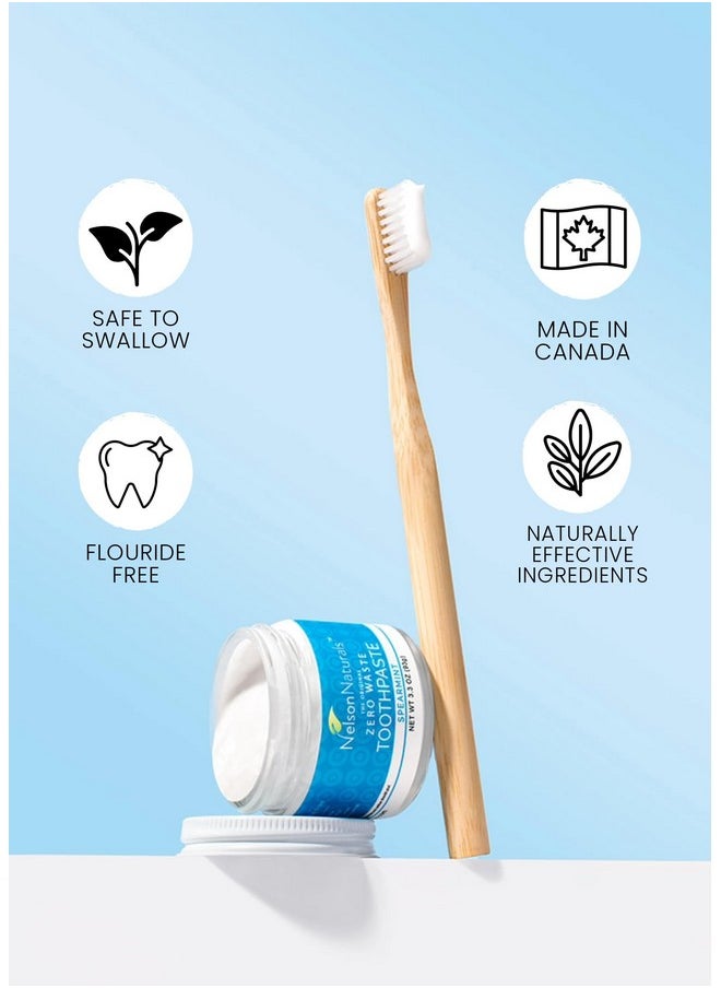 Nelson Naturals Spearmint Fluoride Free Toothpaste 3.3 oz
