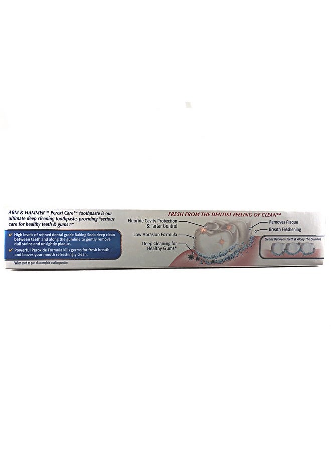 A&H Peroxicare Tart Size 6z Arm & Hammer Peroxicare Baking Soda Toothpaste & Tartar Control Fresh Mint (Pack of 5)