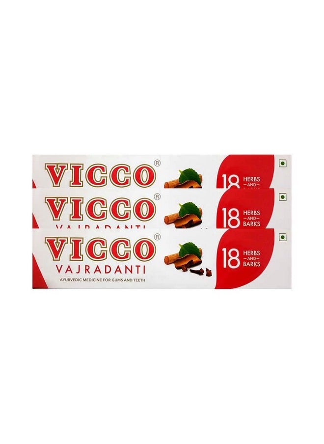 Vicco Vajradanti Toothpaste- 200g (Pack of 3)