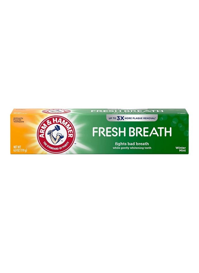 ARM & HAMMER Advance White Baking Soda Toothpaste, Frosted Mint 6 oz (Pack of 4)