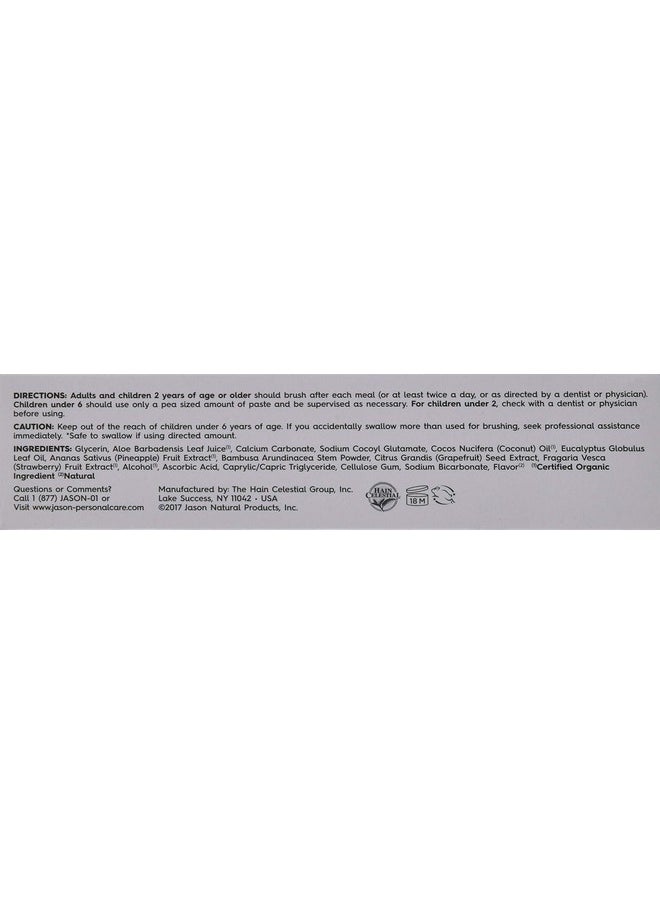 Jason Simply Coconut Whitening Toothpaste, Coconut Cream, 4.2 Ounce