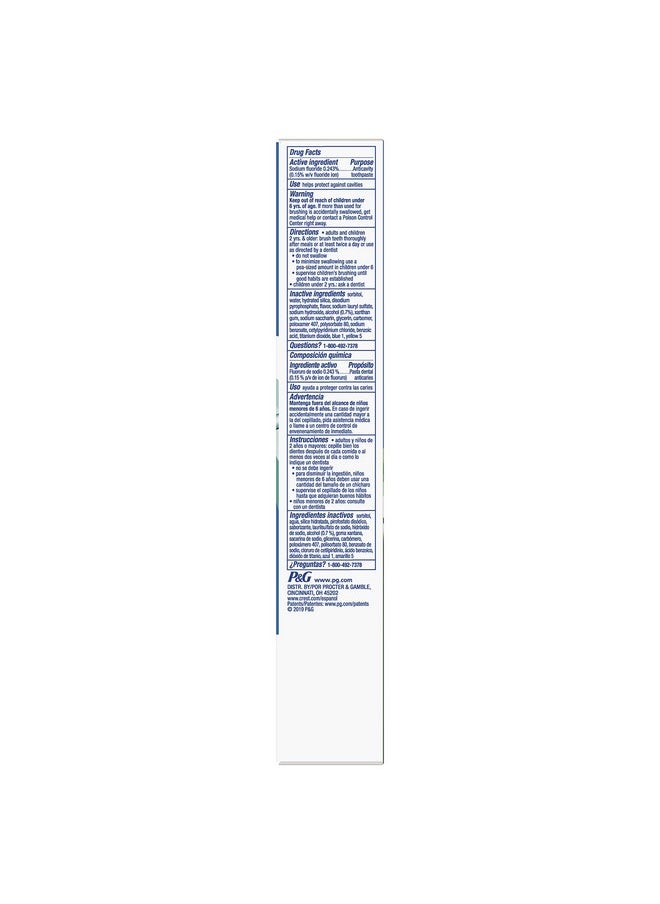 Crest +X 40mm Outlast Complete Whitening Toothpaste, Mint, 5.4 Oz, Pack Of 2, 4.050 Lb (Pack Of 2)