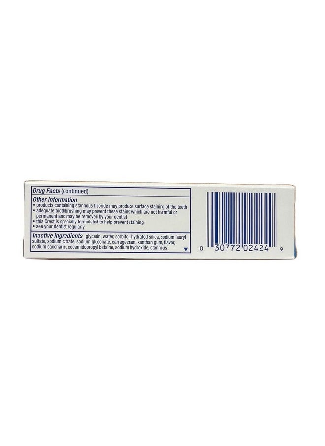 Crest Kids Advanced Toothpaste, Junior Toothpaste 6+ Years Old Enamel + Cavity Protection with Strawberry Flavor, Travel Size 0.85oz (24g) - Pack of 8
