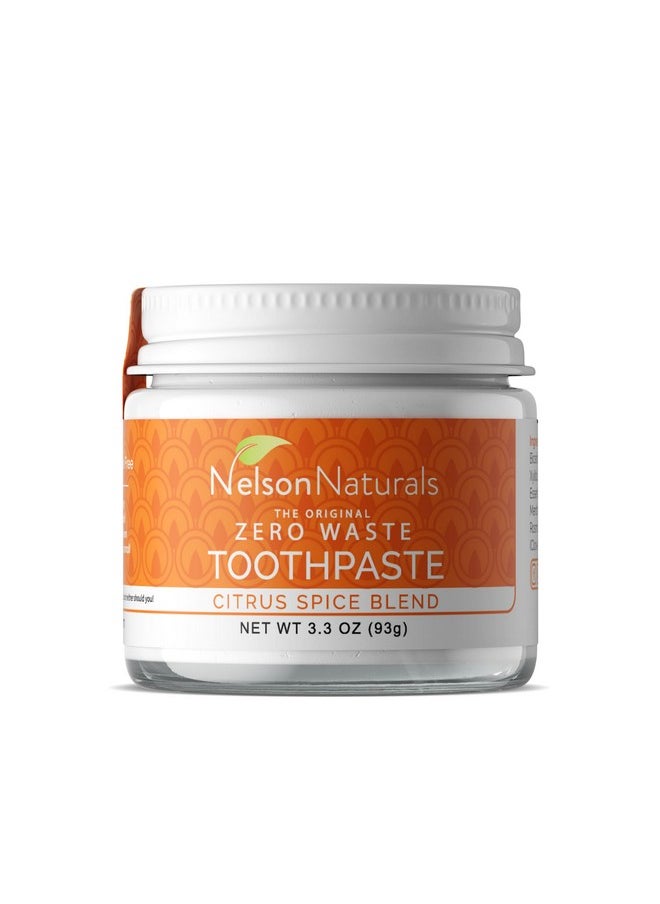 Nelson Naturals Citrus Spice Blend Fluoride Free Toothpaste 3.3 oz