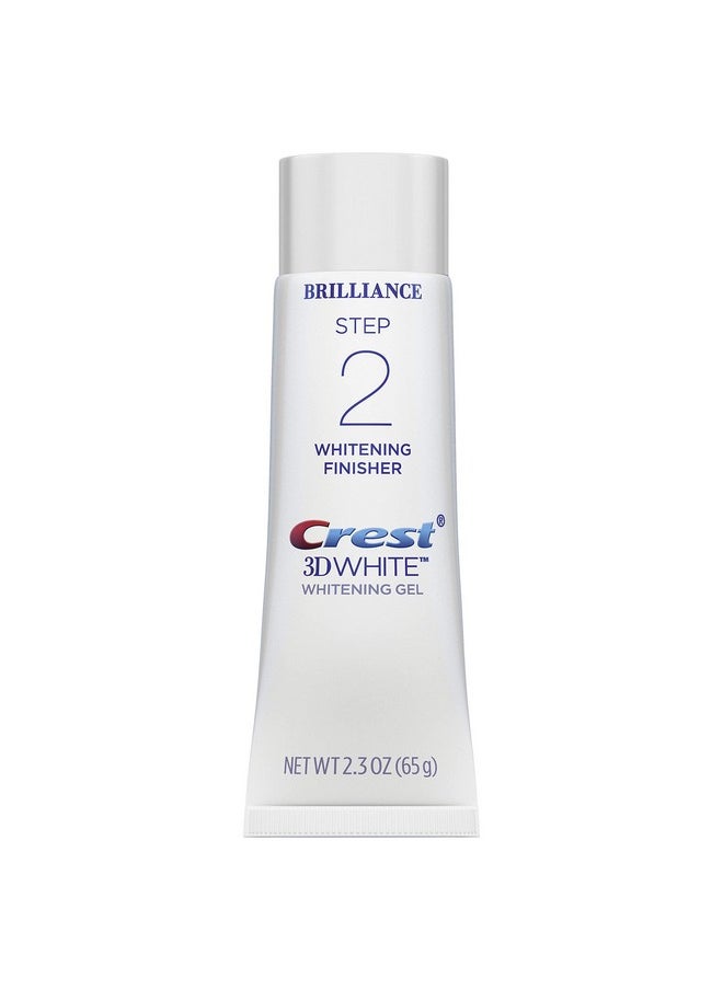 Crest 3D White Brilliance 2 Step Kit, Crest 3D White Toothpaste, Deep Clean Toothpaste (4oz) + Teeth Whitening Gel (2.3oz)