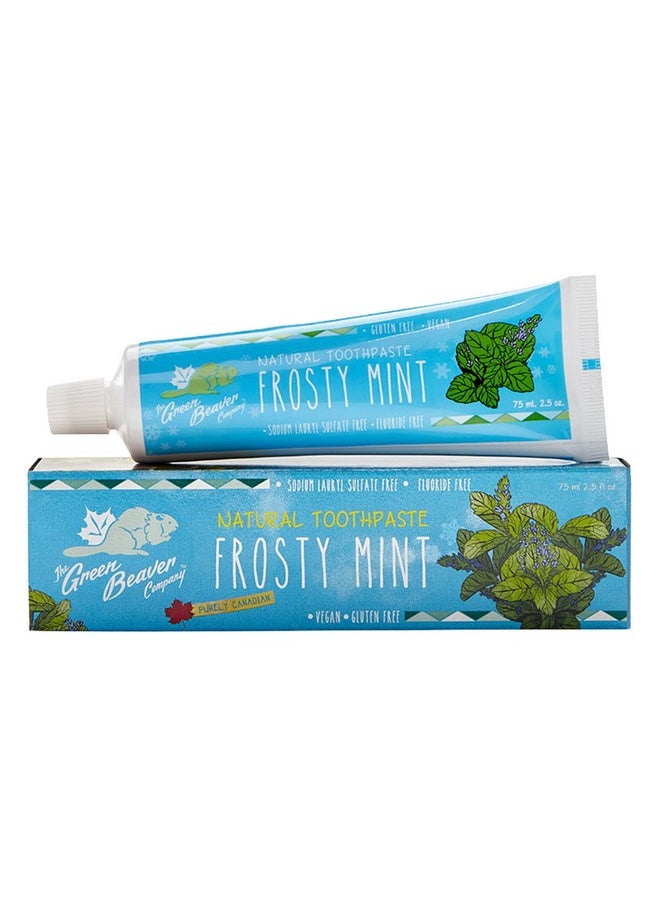 Green Beaver Toothpaste, Frosty Mint, 2.5 Ounce