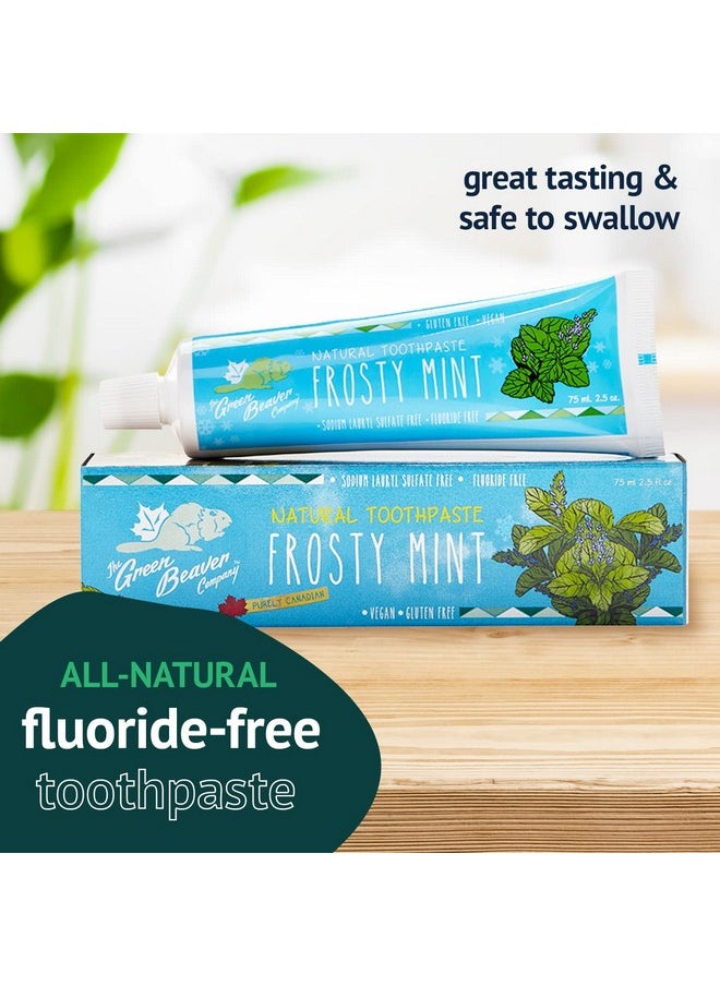 Green Beaver Toothpaste, Frosty Mint, 2.5 Ounce