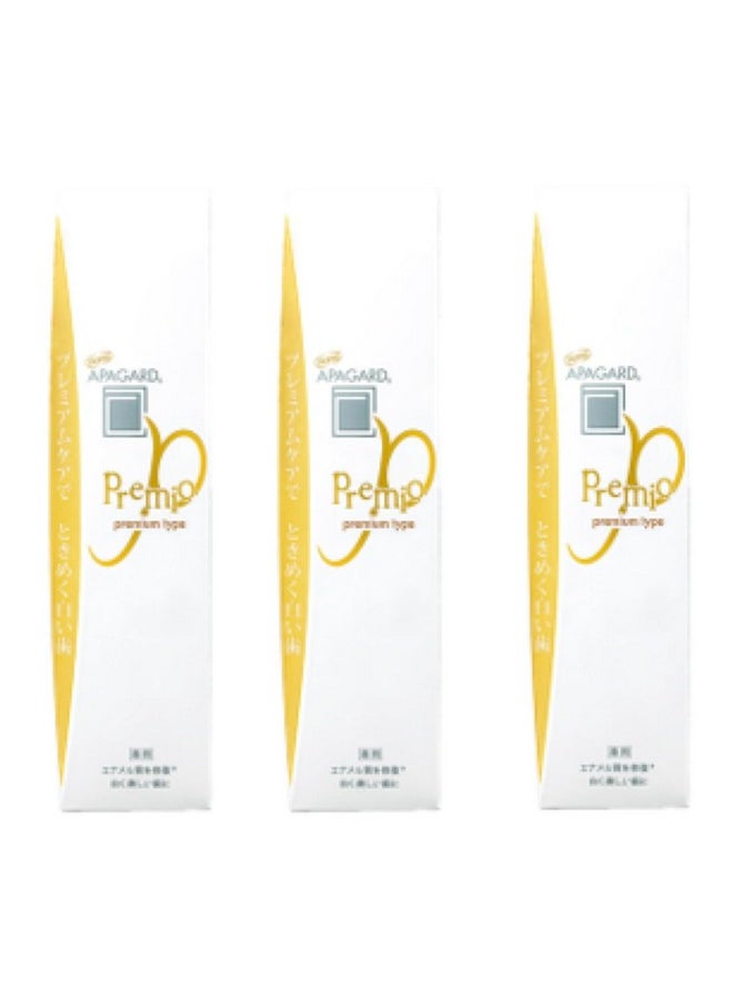 Apagard Premio Toothpaste 105g / 3.7 oz | Nano Hydroxyapatite High Blending, Brightening Toothpaste (Set of 3) 3-Pack 2023 Version