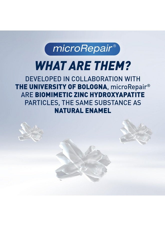 Biorepair Total Protection Plus Toothpaste w/microRepair Hydroxyapatite - Bad Breathe - Remineralize & Repair Enamel - Reduce Tatar & Plaque - Tooth Decay - Acid Erosion - No Fluoride - 2.54oz