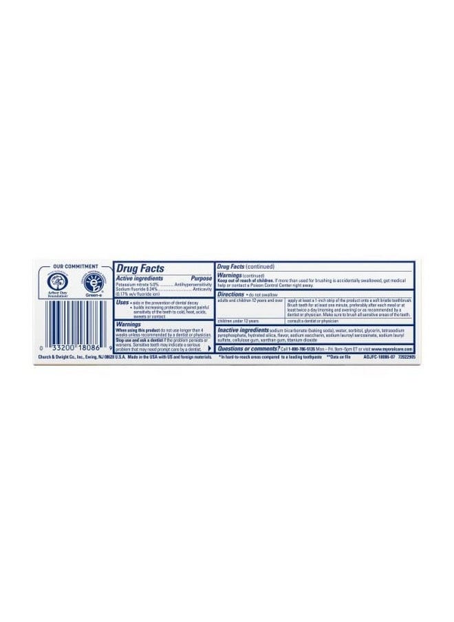 ARM & HAMMER Sensitive Teeth & Gums Toothpaste 4.5 oz (Pack of 6)