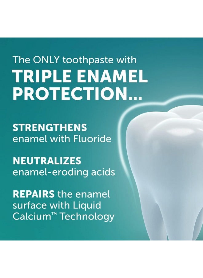 ARM & HAMMER Truly Radiant Whitening & Enamel Strengthening Fluoride Toothpaste, Fresh Mint, 4.3 oz (Pack of 5)