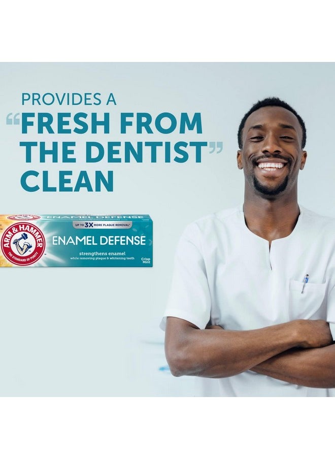 ARM & HAMMER Truly Radiant Whitening & Enamel Strengthening Fluoride Toothpaste, Fresh Mint, 4.3 oz (Pack of 5)