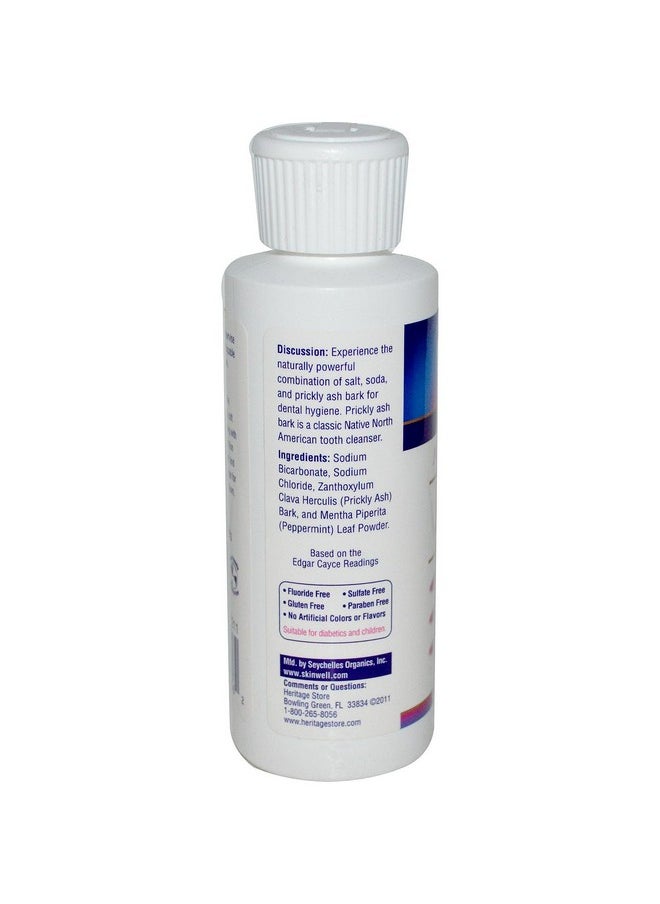 Heritage Store IPSAB Tooth Powder, Peppermint, 4 oz (113 g)