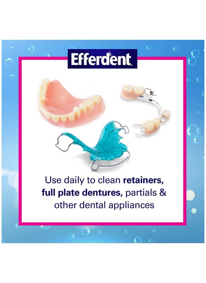 Efferdent Anti-Bacterial Denture Cleanser-126 Count