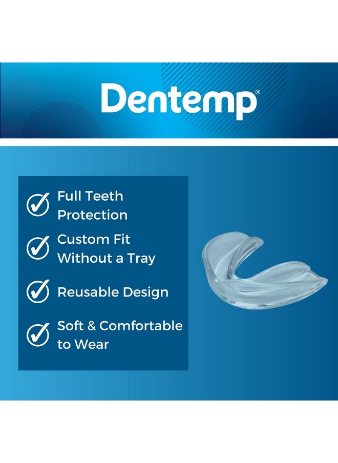 Dentemp Protect-It Custom Fit Grinding Mouth Guard 8 Pack for Grinding Teeth at Night - Night Guards for Teeth Grinding & Sleep