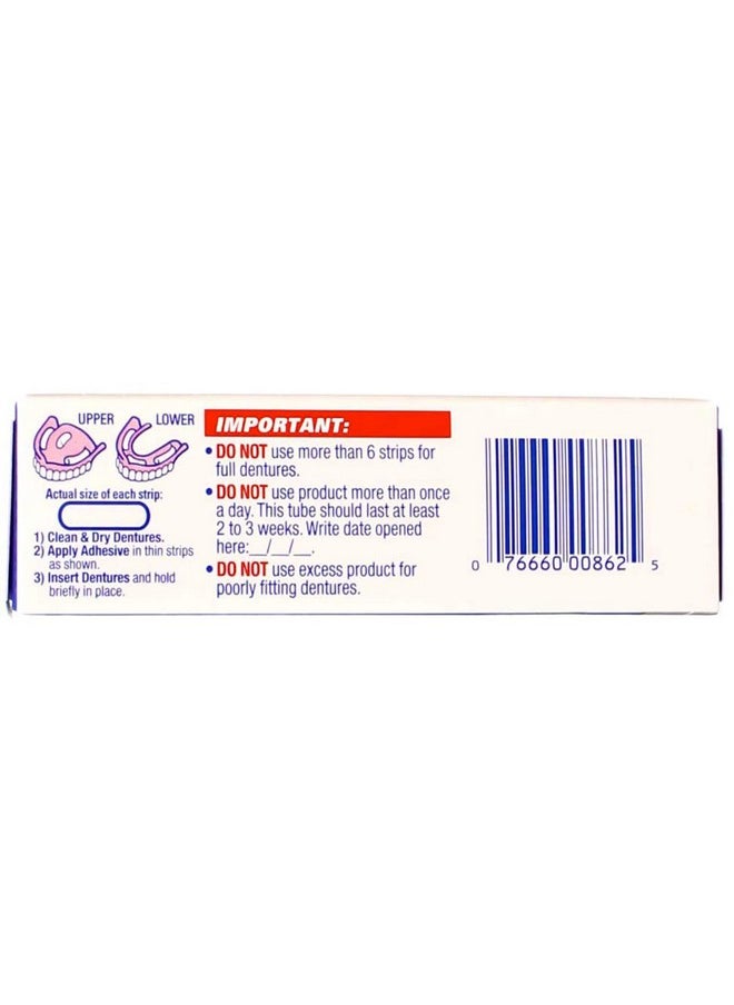 Fixodent Denture Adhesives Cream, Original - 0.75 Oz (pack of 6)