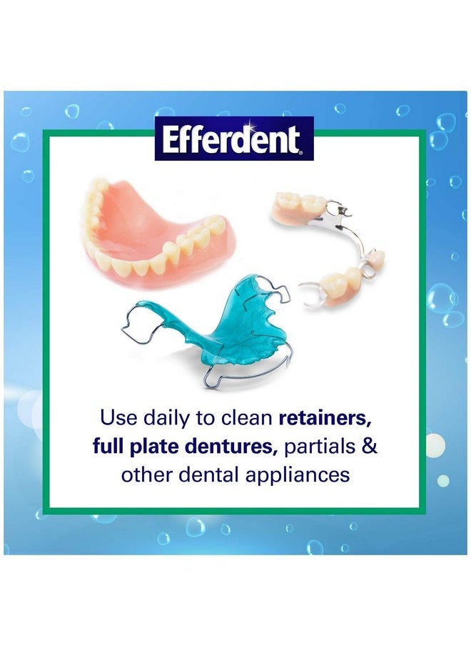 Efferdent Plus Mint Denture Cleanser Tablets 90 Ct (Pack of 3)