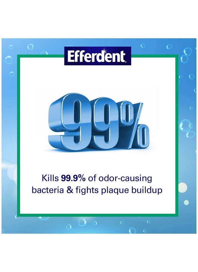 Efferdent Plus Mint Denture Cleanser Tablets 90 Ct (Pack of 3)
