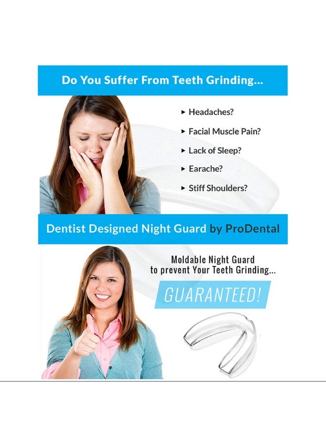 ProDental Thin and Trim Mouth Guard for Grinding Teeth - 3 Pack, Made in USA, Night Guard for Bruxism - Teeth Clenching, Use as Customizable Teeth Whitening Tray