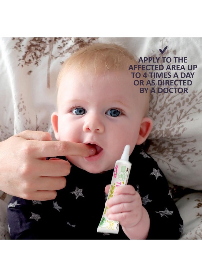 Jack N' Jill Baby Gum and Tooth Gel - Natural Teething Relief, Gentle Formula with Chamomile and Calendula, No Added Sugars or Colors, Suitable for 4 Months and Up - 15g (3 Pack)