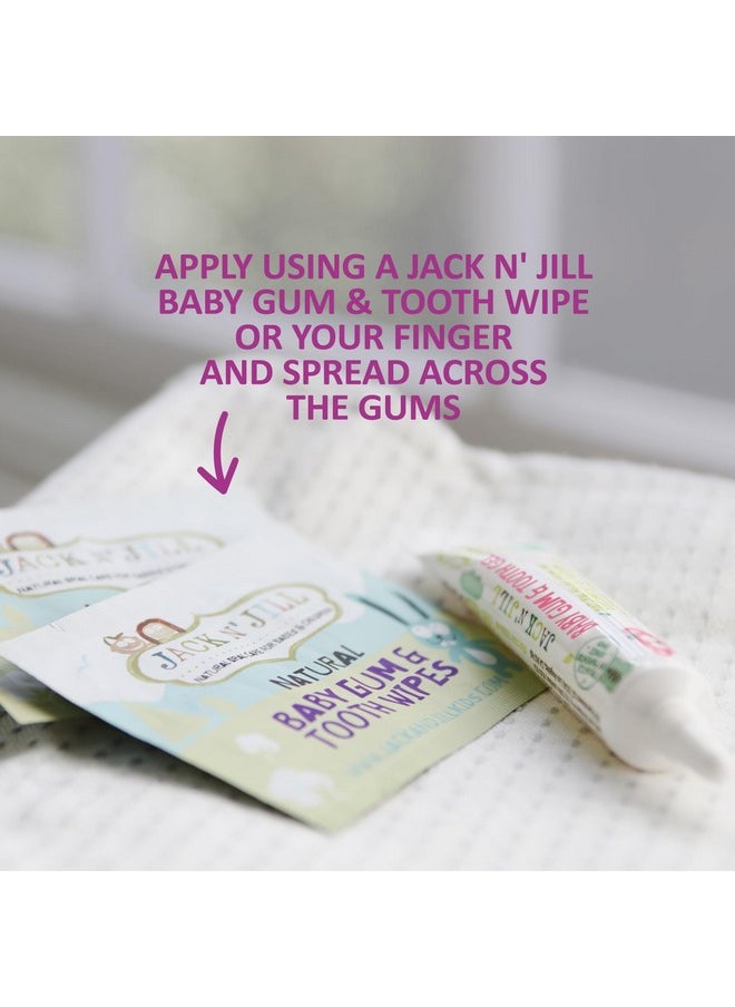Jack N' Jill Baby Gum and Tooth Gel - Natural Teething Relief, Gentle Formula with Chamomile and Calendula, No Added Sugars or Colors, Suitable for 4 Months and Up - 15g (3 Pack)
