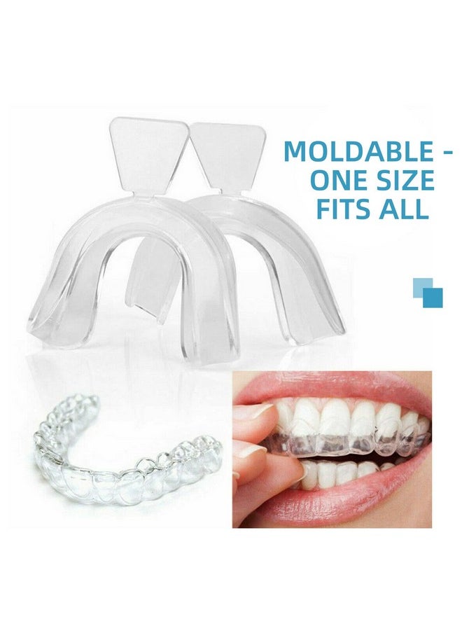 Thermoplastic Teeth Whitening Mouth Trays Tooth Mouth Guard Whitening Teeth Trays with Case Mold Dental Oral Care Kit for Sports, Guard Teeth Grinding at Night for Sleep Well